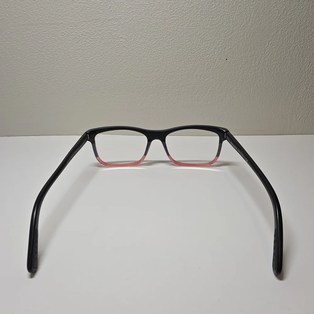 Authentic Prada VPS 05F TWS-101 Black Pink Gradient Eyeglass Frames 55-17-140